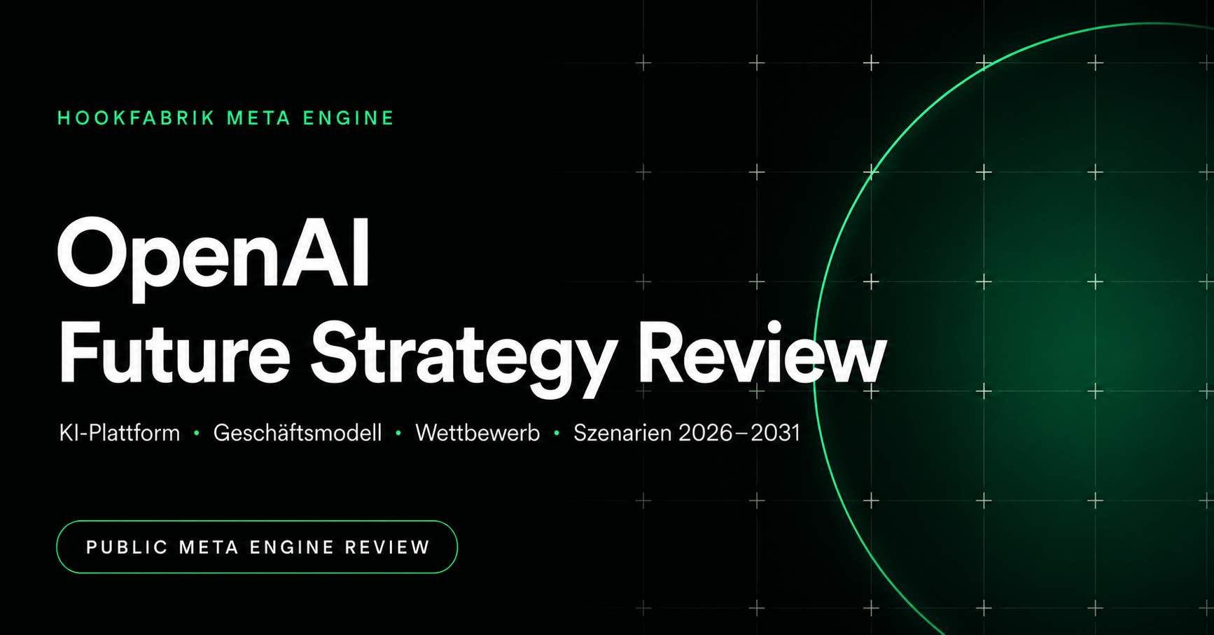 OpenAI Future Strategy Review – KI-Plattform, Geschäftsmodell, Wettbewerb und Szenarien 2026–2031